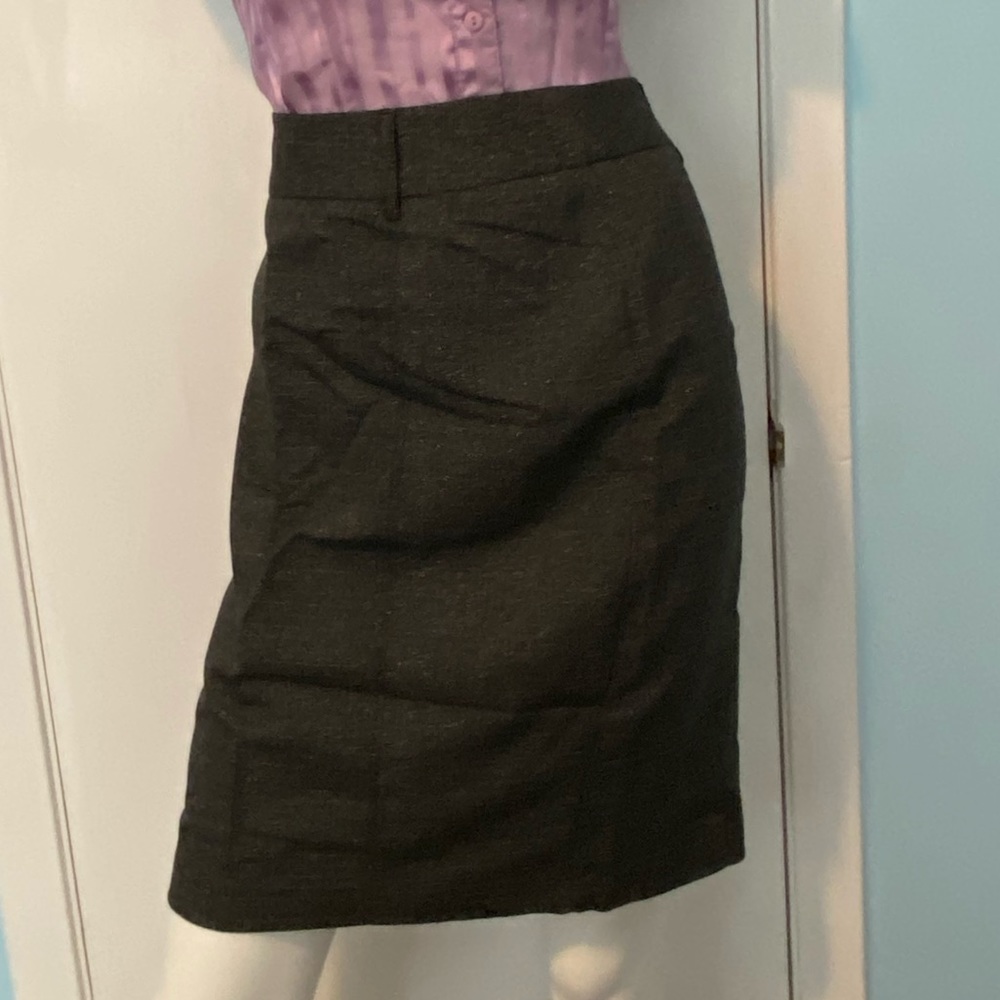 Roz & Ali Grey Sparkly Pencil Skirt